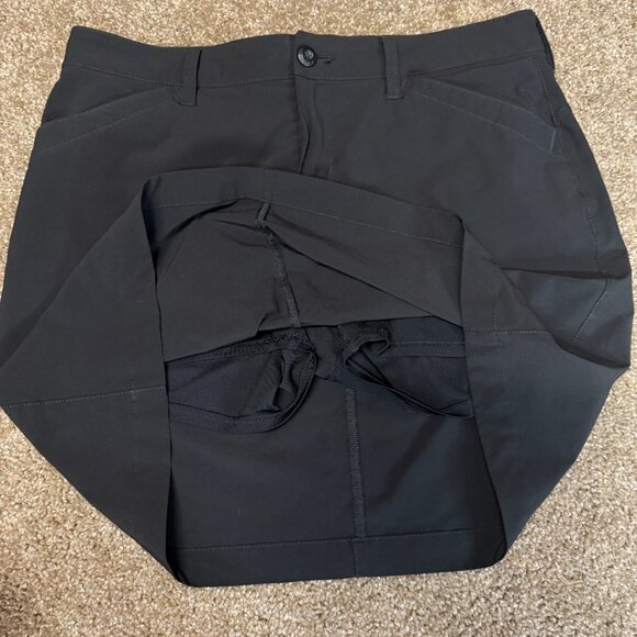 Eddie Bauer Adventurer Mini Skort Womens 8 Black Built in Brief Golf Activewear - Picture 10 of 11